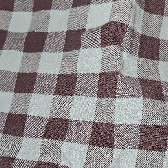 Carhartt Brown and Light Blue Plaid Button-Up Shirt - Picture 4 of 4